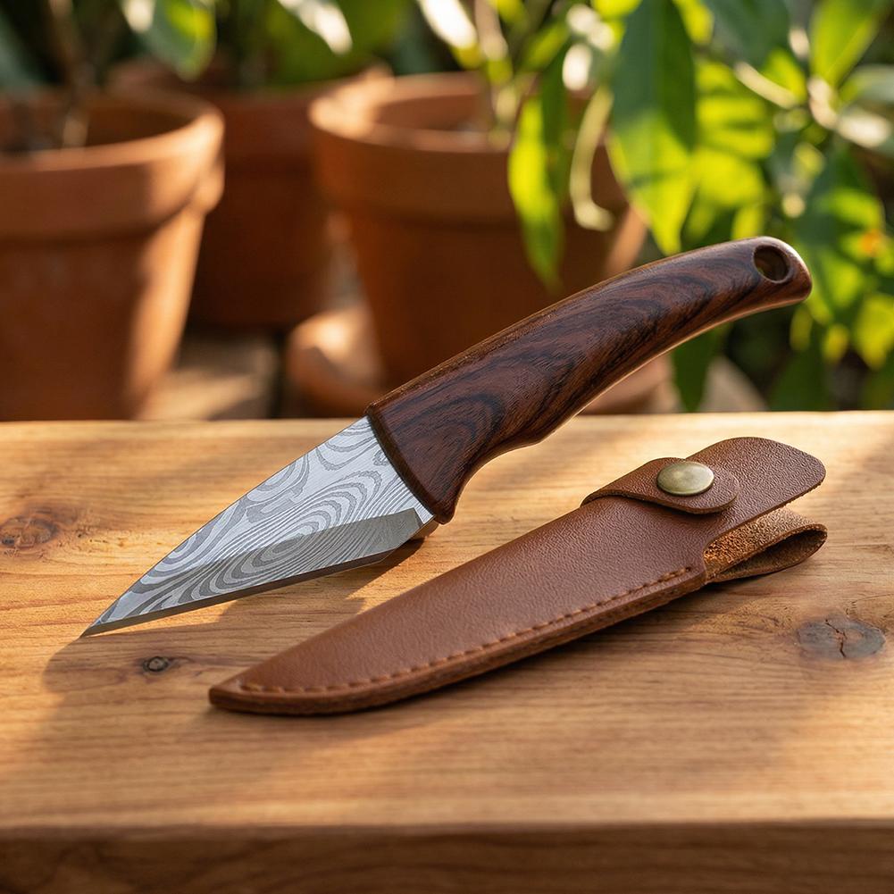 Bonsai Tool Set - Нож для прививки с деревянной ручкой