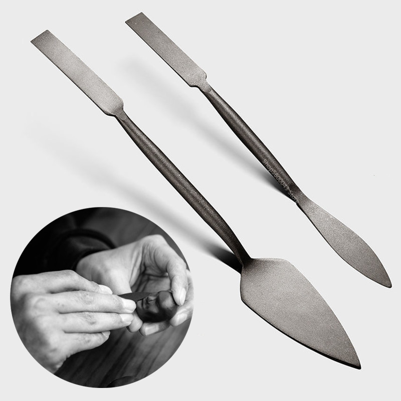 Soil Scoop Tool - Двухсторонний нож для резьбы из марганцевой