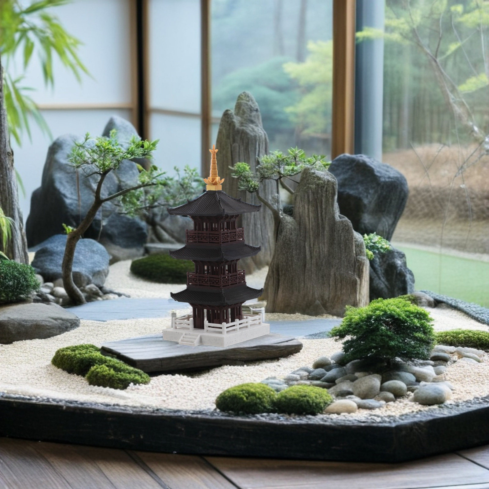 Миниатюрная скульптура китайск – обзор и цена Bonsai Garden Set Up